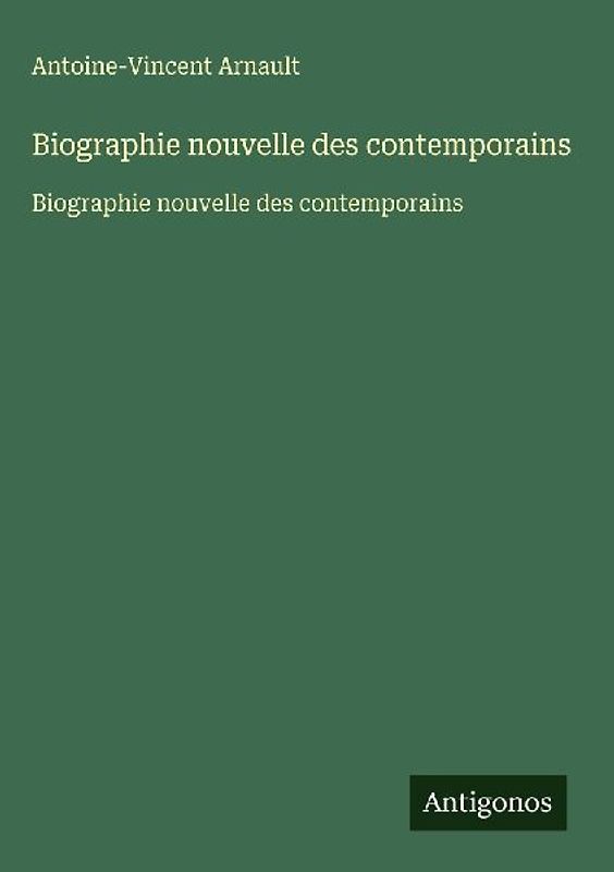 Biographie nouvelle des contemporains
