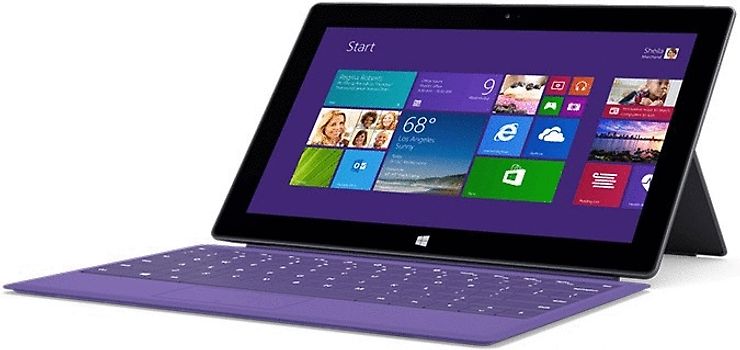 Microsoft Surface 3 10,8" 128GB [Wi-Fi + 4G, inkl. violettem Keyboard Dock, Type Cover 2] silber