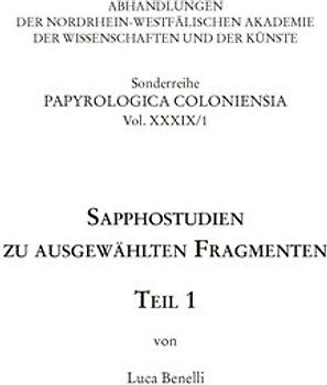 Sapphostudien zu ausgewählten Fragmenten