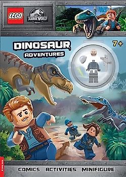 LEGO® Jurassic World™: Dinosaur Adventures Activity Book (with ACU guard minifigure): Activity Book with Minifigure