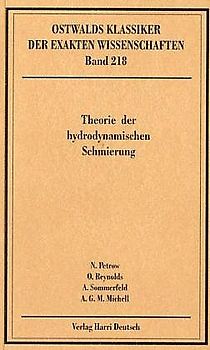 Theorie der hydrodynamischen Schmierung