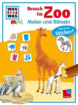 Malen und Rätseln Besuch im Zoo