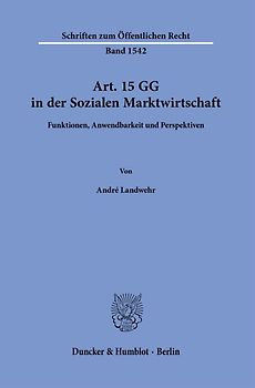Art. 15 GG in der Sozialen Marktwirtschaft