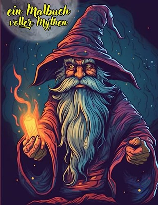 EIn Malbuch voller Mythen,: mystische Wesen und verzauberte Orte: Entdecke die Geheimnisse der mythischen Malwelt