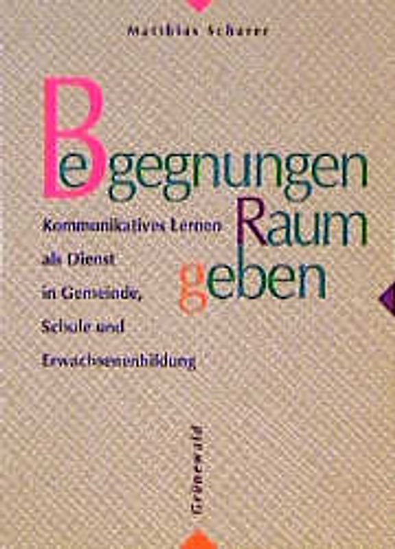 Begegnungen Raum geben
