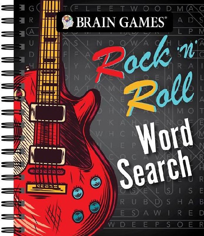 Brain Games - Rock 'n' Roll Word Search