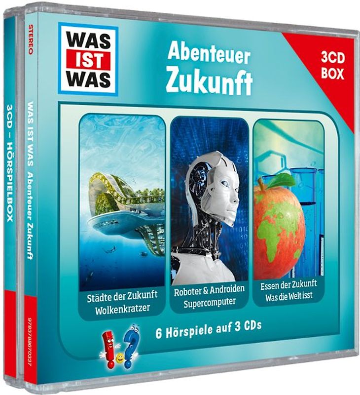 WAS IST WAS 3-CD Hörspielbox. Abenteuer Zukunft