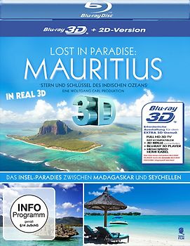 Lost in Paradise: Mauritius 3D [inkl. 2D Version] 3D Blu-ray Disc