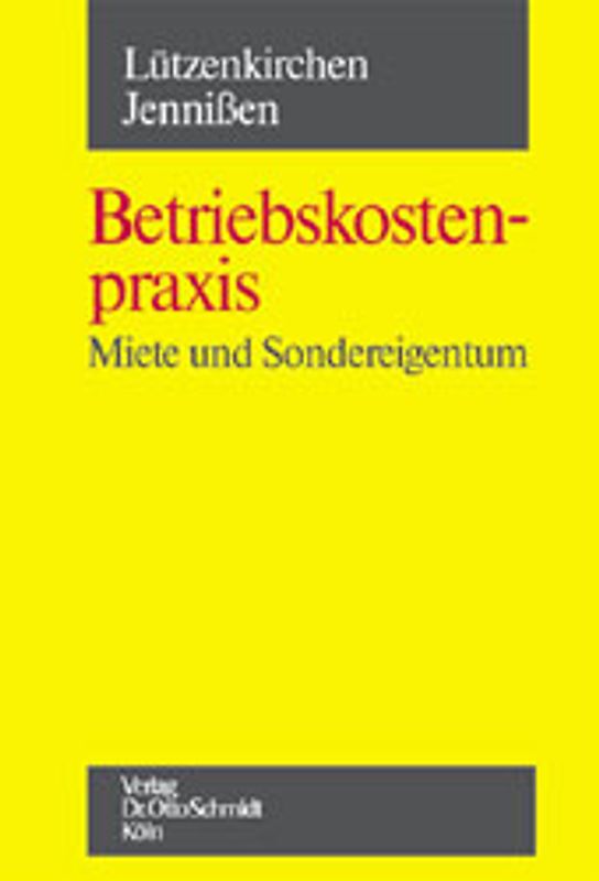 Betriebskostenpraxis
