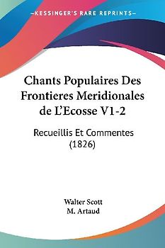 Chants Populaires Des Frontieres Meridionales de L'Ecosse V1-2