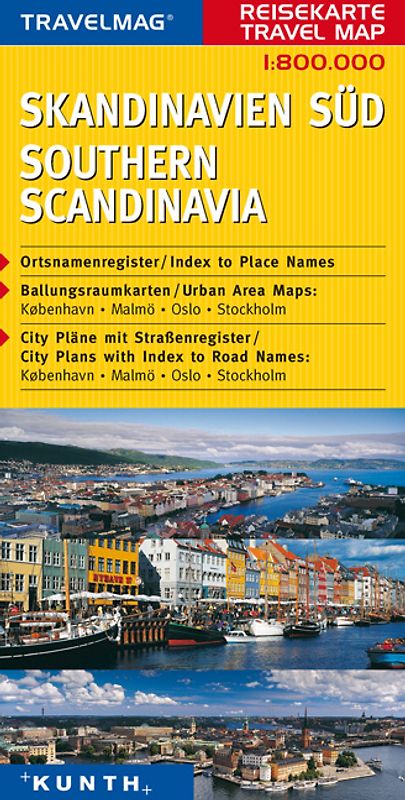 Skandinavien Süd. 1:800000