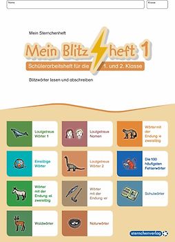 Mein Blitzheft 1 - Blitzwörter lesen und abschreiben