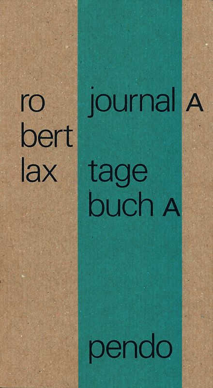 Journal A/Tagebuch A