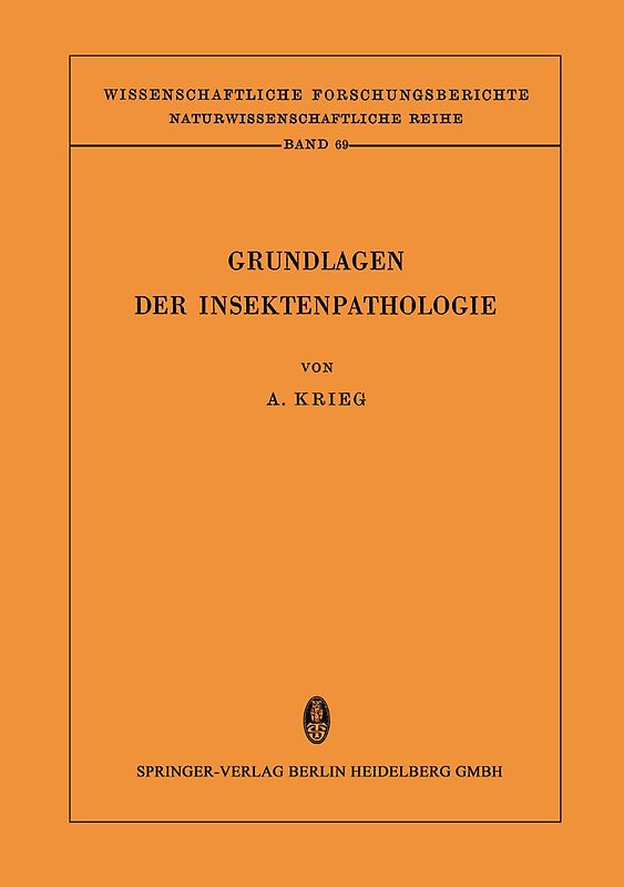 Grundlagen der Insektenpathologie
