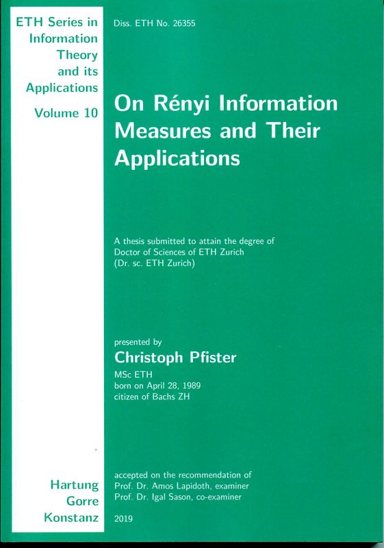 On Rényi Information Measures and Their Applications