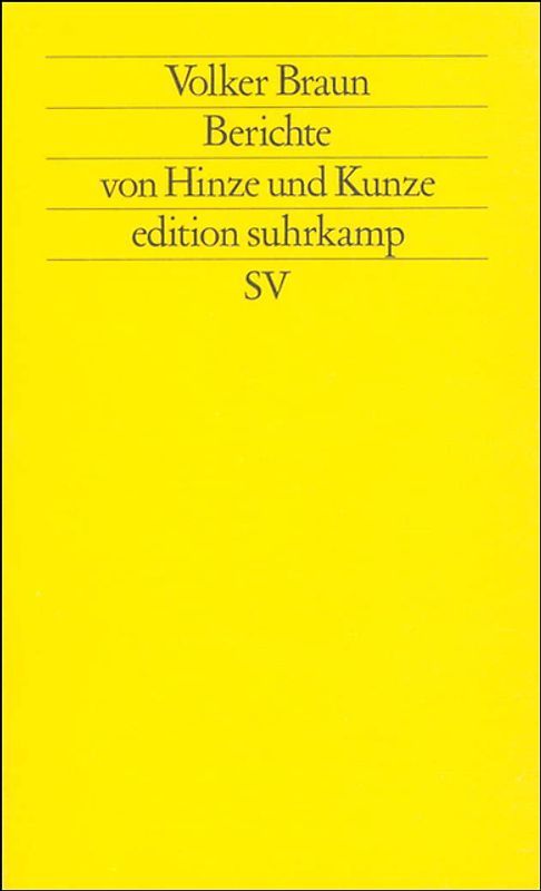 Berichte von Hinze und Kunze
