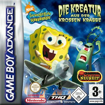 SpongeBob: Kreatur aus der Krossen Krabbe Nintendo Game Boy Advance