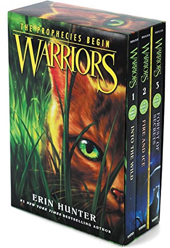 Warriors Box Set: Volumes 1 to 3: Into the Wild, Fire and Ice, Forest of Secrets (Warriors: The Prophecies Begin)