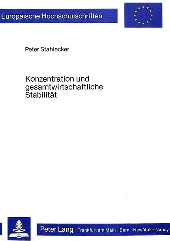 Konzentration und gesamtwirtschaftliche Stabilität