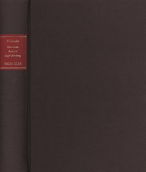 Forschungen und Materialien zur deutschen Aufklärung / Abteilung III: Indices. Kant-Index. Section 1: Indices zum Kantschen Logikcorpus. Band 3.3: Konkordanz, Zweite Hälfte (N-Z), und Sonderindices