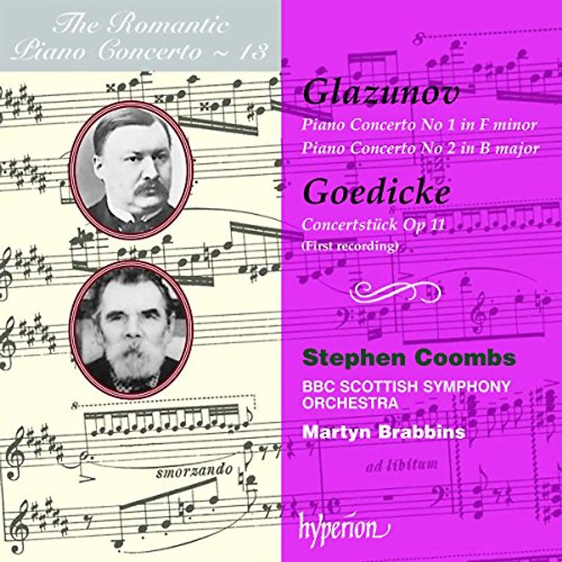Stephen Coombs - The Romantic Piano Concerto - Vol. 13 (Glasunow / Gödicke)