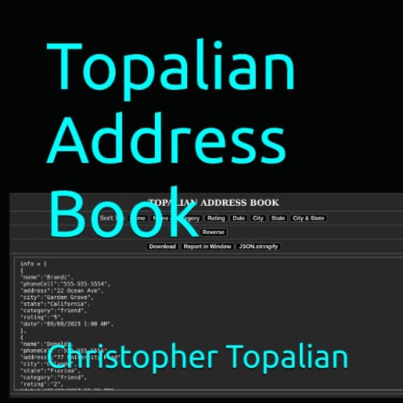 Topalian Address Book