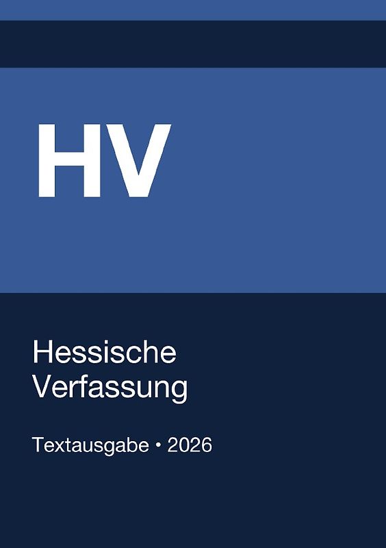 HV - Hessische Verfassung 2026