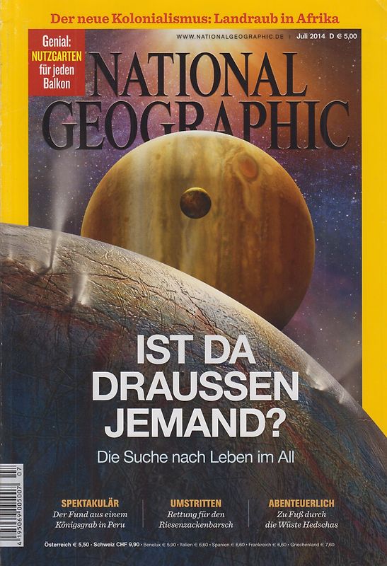 National Geographic: 07/2014 - Ist da draussen jemand? - Die Suche nach Leben im All [Taschenbuch]