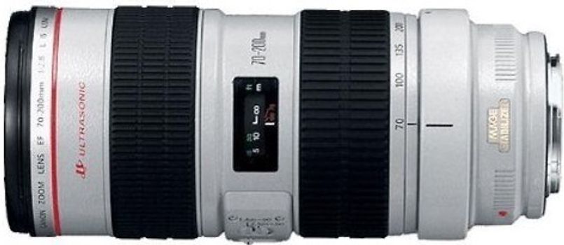 Canon EF 70-200 mm F2.8 IS L USM 77 mm Objectif (adapté à Canon EF) blanc