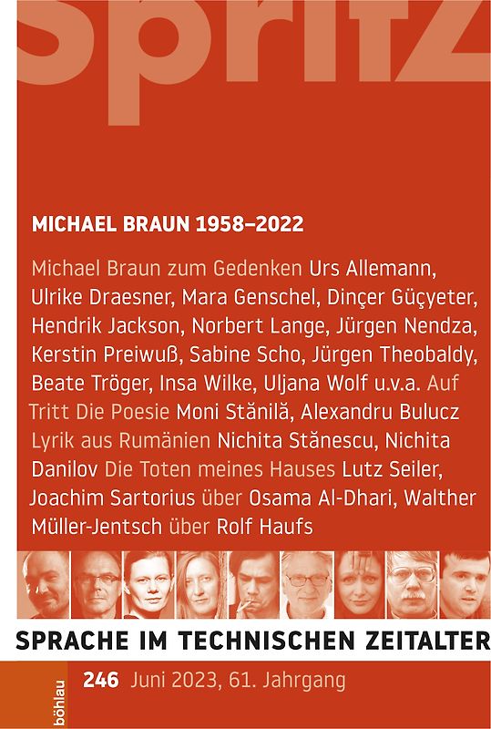 Michael Braun und die Lyrik