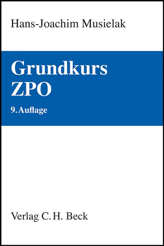 Grundkurs ZPO