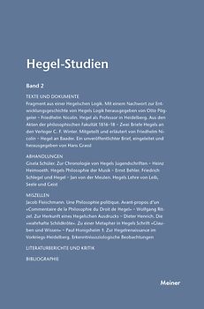Hegel-Studien Band 2