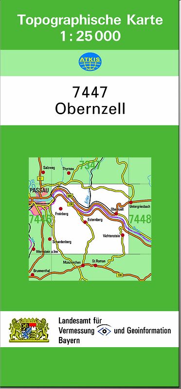 TK25 7447 Obernzell