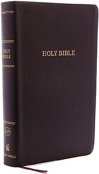 KJV, Reference Bible, Personal Size Giant Print, Bonded Leather, Burgundy, Red Letter Edition