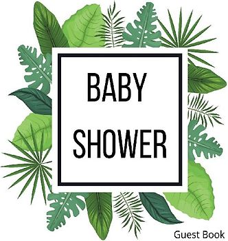 Hardback cover Baby Shower Guest Book