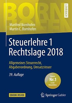 Steuerlehre 1 Rechtslage 2018