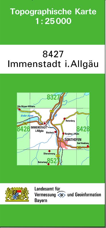 TK25 8427 Immenstadt i.Allgäu