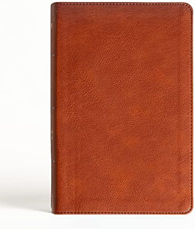 NASB Large Print Personal Size Reference Bible, Burnt Sienna Leathertouch