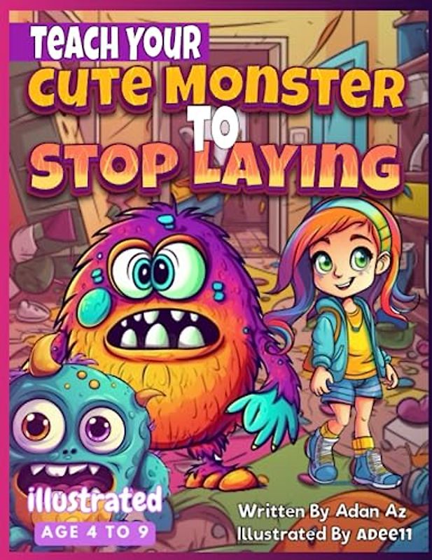 Teach Your Cute Monster to Stop Lying: A Cute Monster Book To Teach Kids NOT to Lie. A Cute Children Story To Teach Children About Telling The Truth and Honesty.