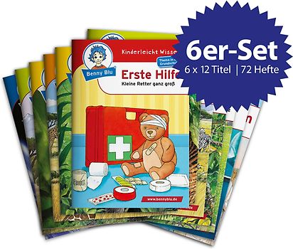 Benny Blu - Set Medizin 12 x 6 Titel ( 72 Wissensbücher )