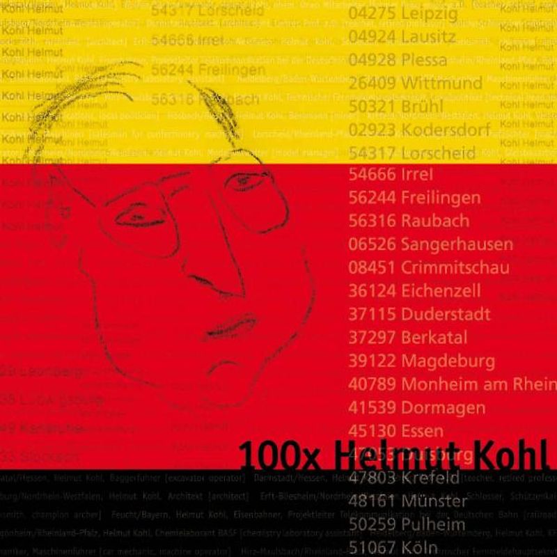 100x Helmut Kohl