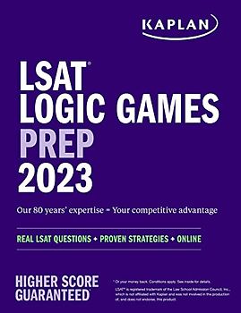 LSAT Logic Games Prep 2023: Real LSAT Questions + Proven Strategies + Online