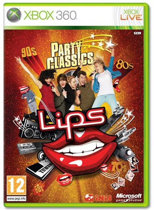 Lips Party Classics [Standalone ohne Mikrofone, Internationale Version] Xbox 360