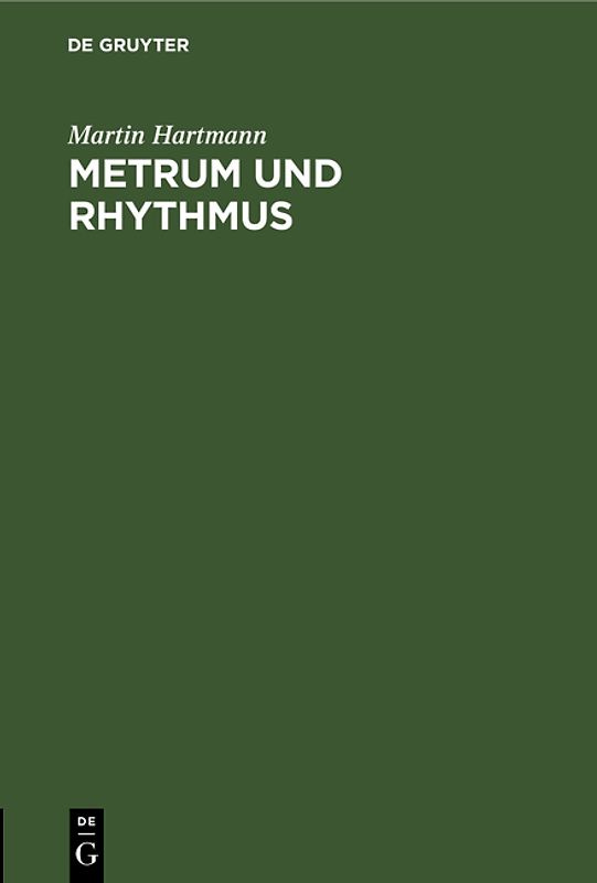 Metrum und Rhythmus