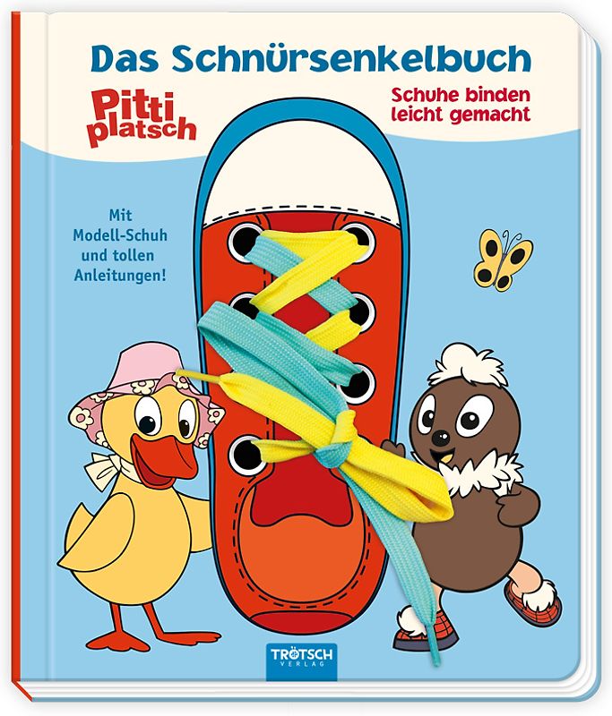 Trötsch Unser Sandmännchen Das Schnürsenkelbuch Pittiplatsch Schuhe binden leicht gemacht