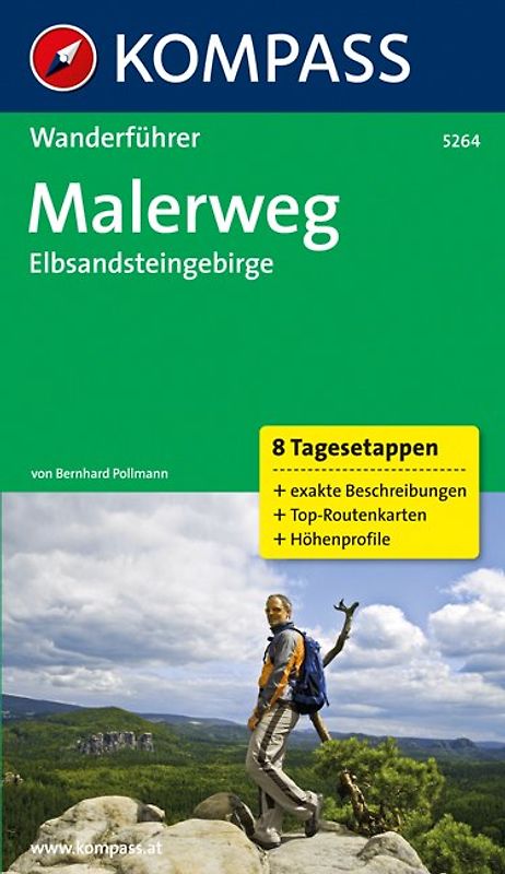 KOMPASS Wanderführer Malerweg - Elbsandsteingebirge