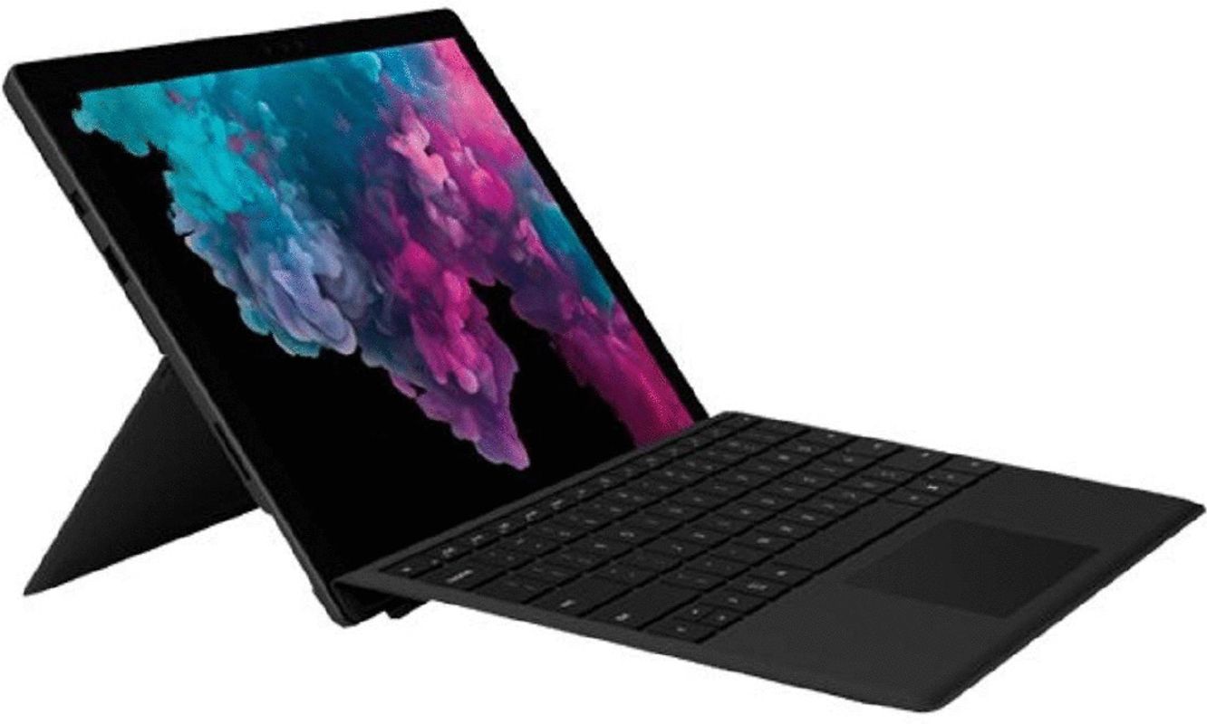 Microsoft Surface Pro 6 12,3" Intel Core i7 256GB SSD [Wi-Fi, inkl. schwarzem Keyboard Dock, Surface Pro 4-Type Cover] klassisches schwarz