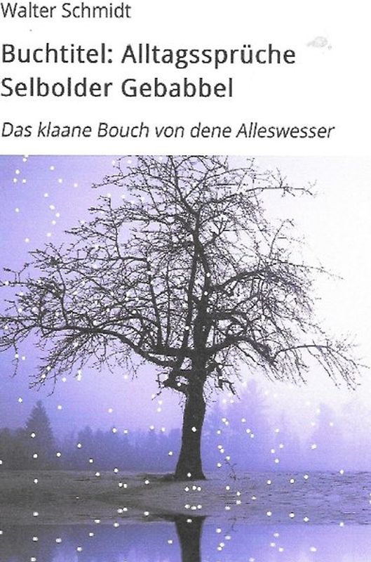 Alltagssprüche Selbolder Gebabbel