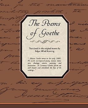 The Poems of Goethe