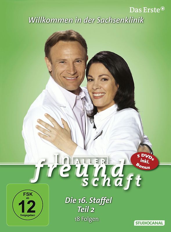In aller Freundschaft - Die 16. Staffel, Teil 2, 18 Folgen [5 DVDs] DVD